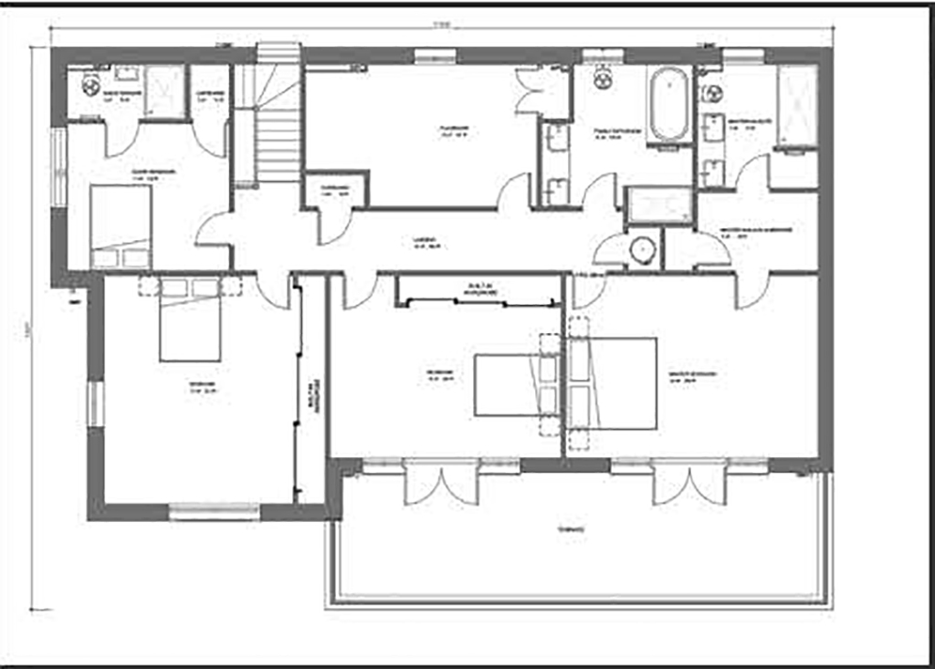 Lot: 148 - SITE WITH PLANNING FOR A FIVE-BEDROOM HOUSE WITH ANNEXE SET IN 0.4 ACRES - 